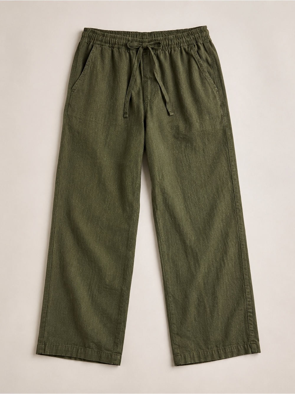 Old Navy Women's Olive Drawstring Cropped Pants